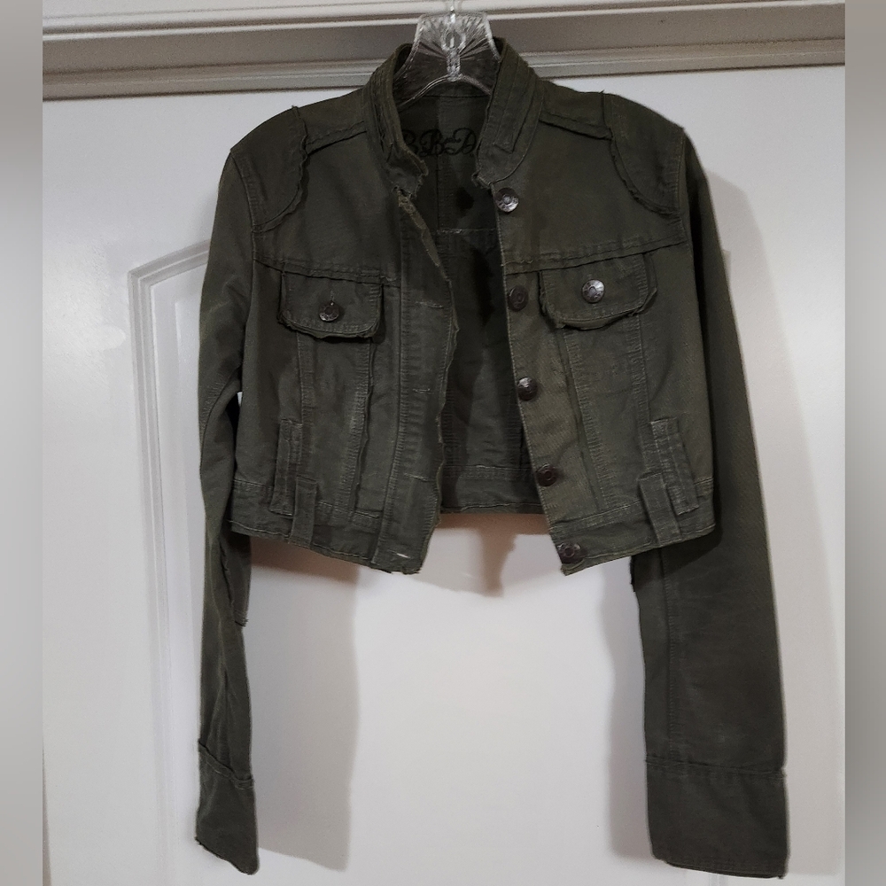 BB Dakota Cropped Military Style Jacket